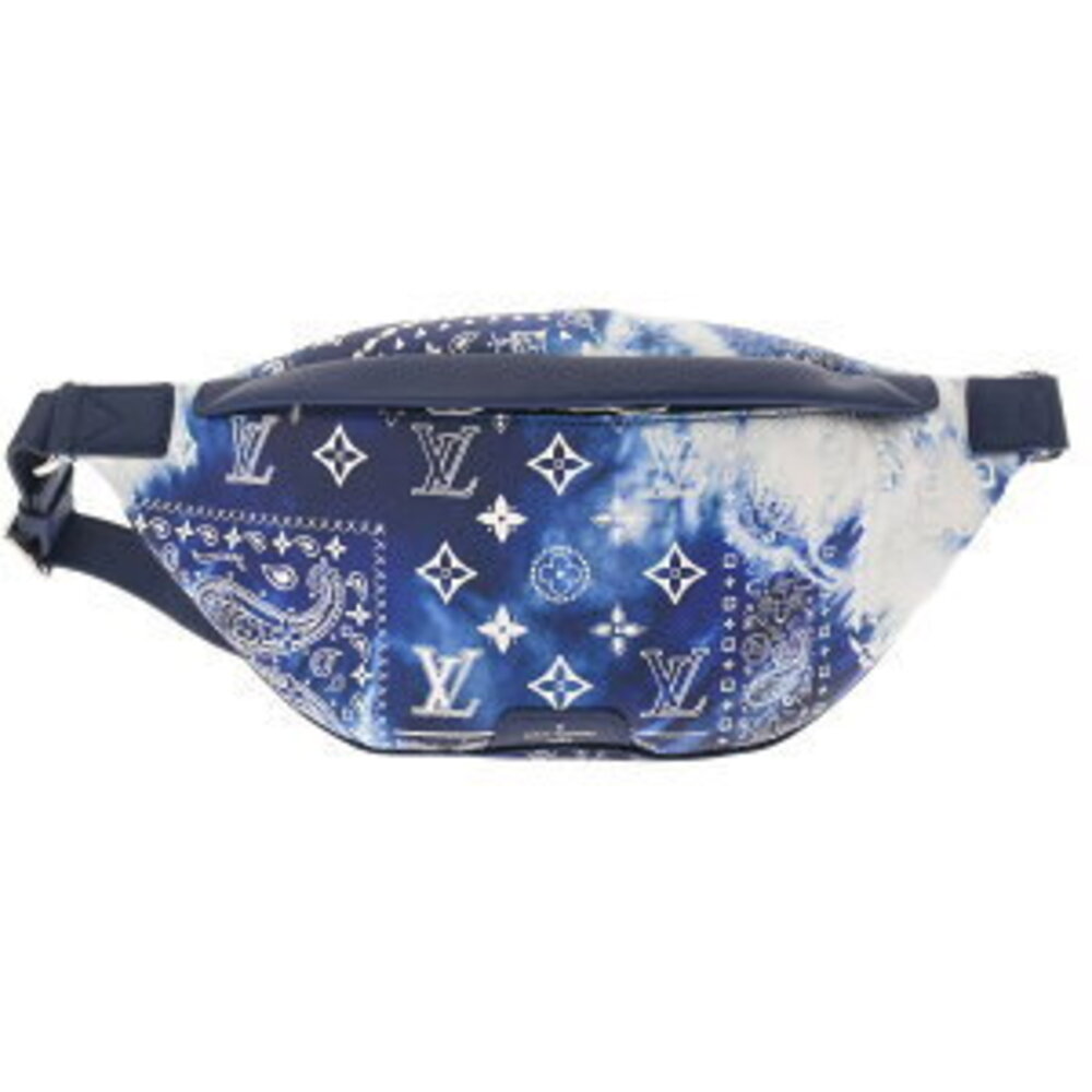 Louis Vuitton Bandana Discovery Bumbag Blue Body Bum Crossbody Belt Bag